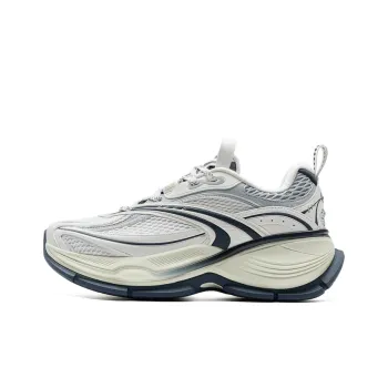 XTEP Basque 2 Abrasion Resistant Lightweight Height Increasing Low Top Casual Shoes Men's White Gray Blue