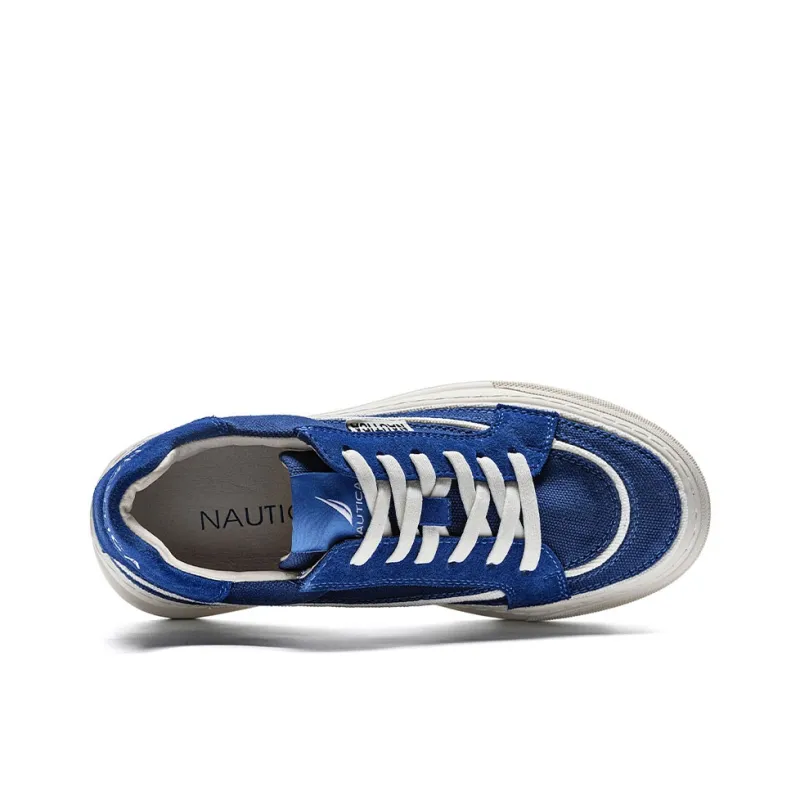NAUTICA Canvas Shoes Women's Low Top Royal Blue-3