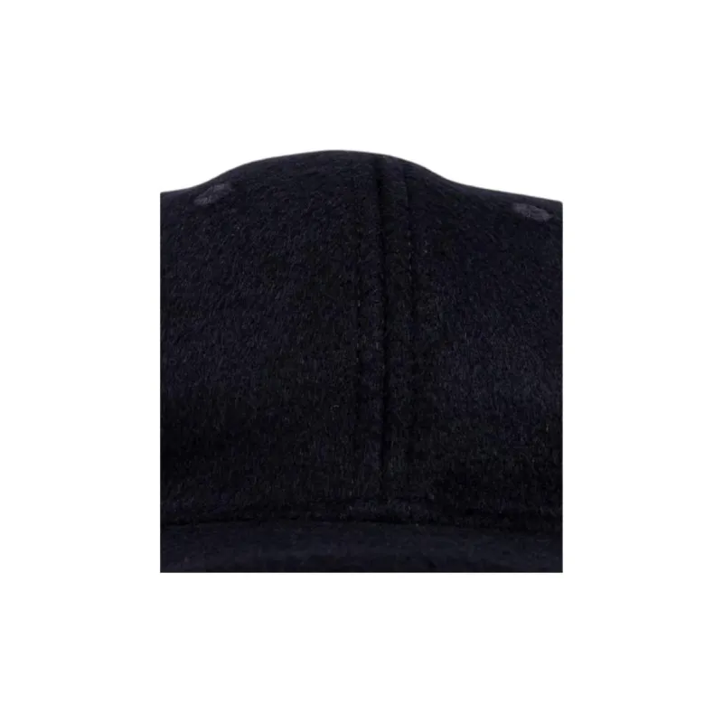 EMPORIO ARMANI Wool Polyester Cotton Polyurethane Baseball Caps Men's Marine Blue-2
