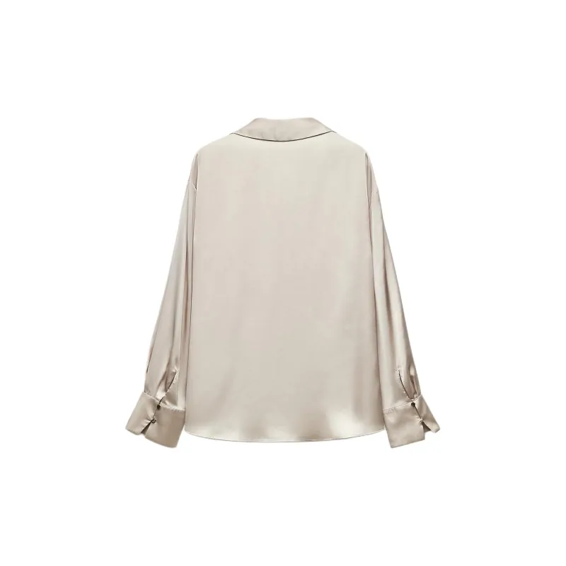 ZARA Shirts Women's Champagne-1