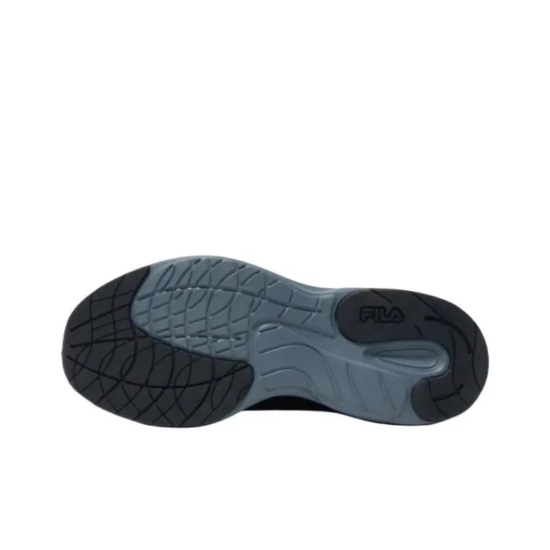 FILA Slip-Resistant Low-Top Running Shoes Unisex Black-3