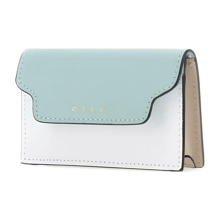 MARNI Logo Print Two Tone Coin Purse-1