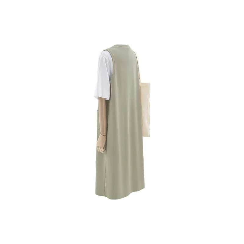 Cypress House Sleeveless Dress Women's Light Pea Green-1