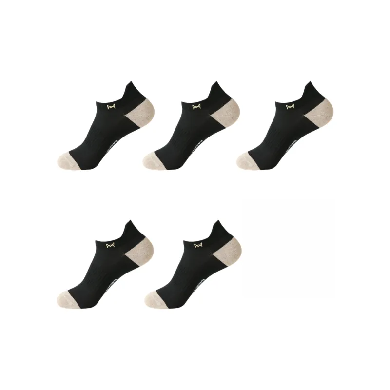 MIIOW Cool One Summer Series Ankle Socks Men's 5 Pack-5