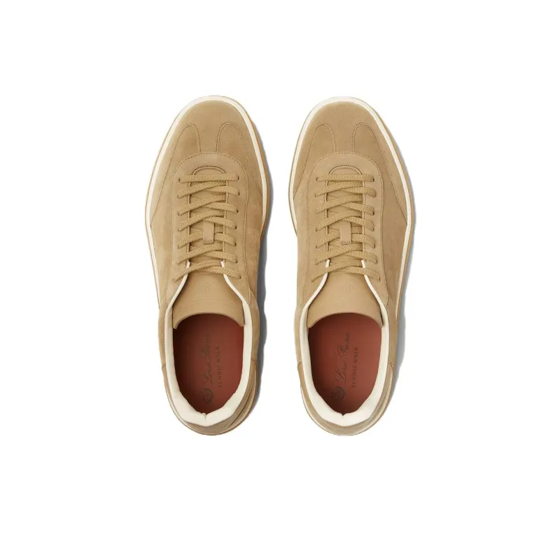 Loro Piana Tennis Walk Low Top Skateboard Shoes Men's Brown-4
