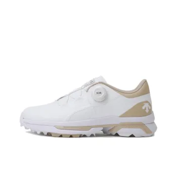 DESCENTE Anti Slip Wear Resistant Low Top Golf Shoes Women's White