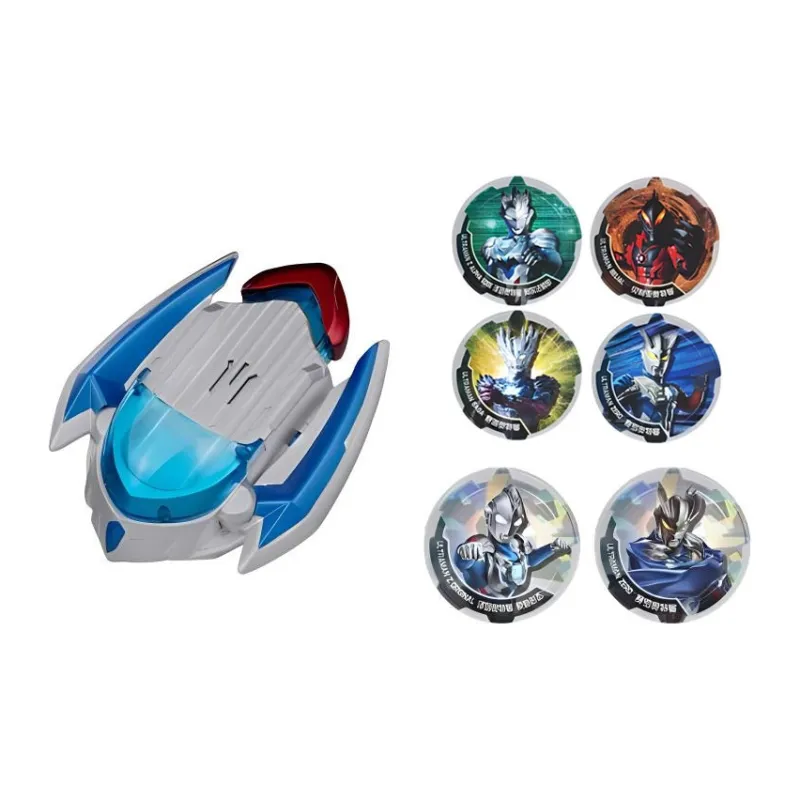 BANDAI Ultraman Zero Badge Coin With Speaker Transformation Device Bangle Weapon Model Accessories-3