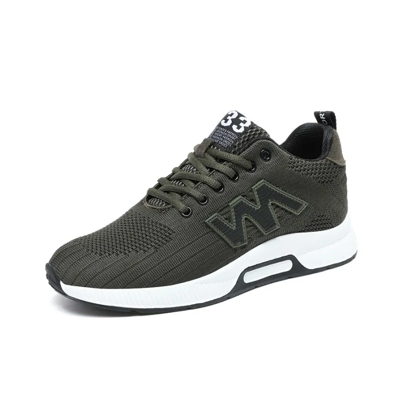 QIUTEXIONG Cushioning Anti-Slip Wear-Resistant Breathable Balance Height Increasing Low-Top Casual Shoes Unisex-16