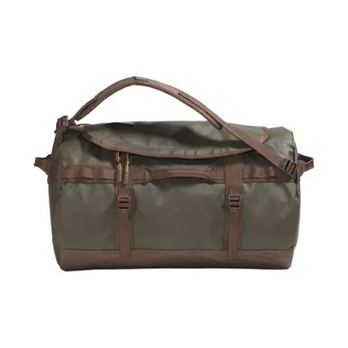 THE NORTH FACE BASE CAMP PVC Travel Bag 50L Unisex Taupe & Green