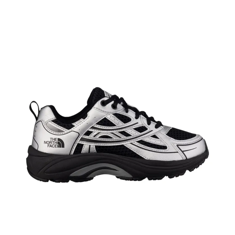 THE NORTH FACE SUPER KICKS 2 Anti Slip Wear Resistant Low Top Casual Shoes Unisex Black Silver-1