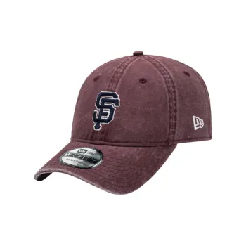 New Era 100% Cotton Baseball Caps Unisex Burgundy