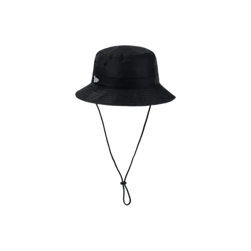 New Era Nylon Bucket Hats Unisex Black