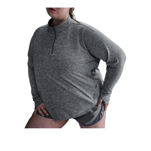 Nike DRI-FIT UVSwoosh Swift Sweatshirt Women's Smoke Gray/Mixed Color/Blend Color