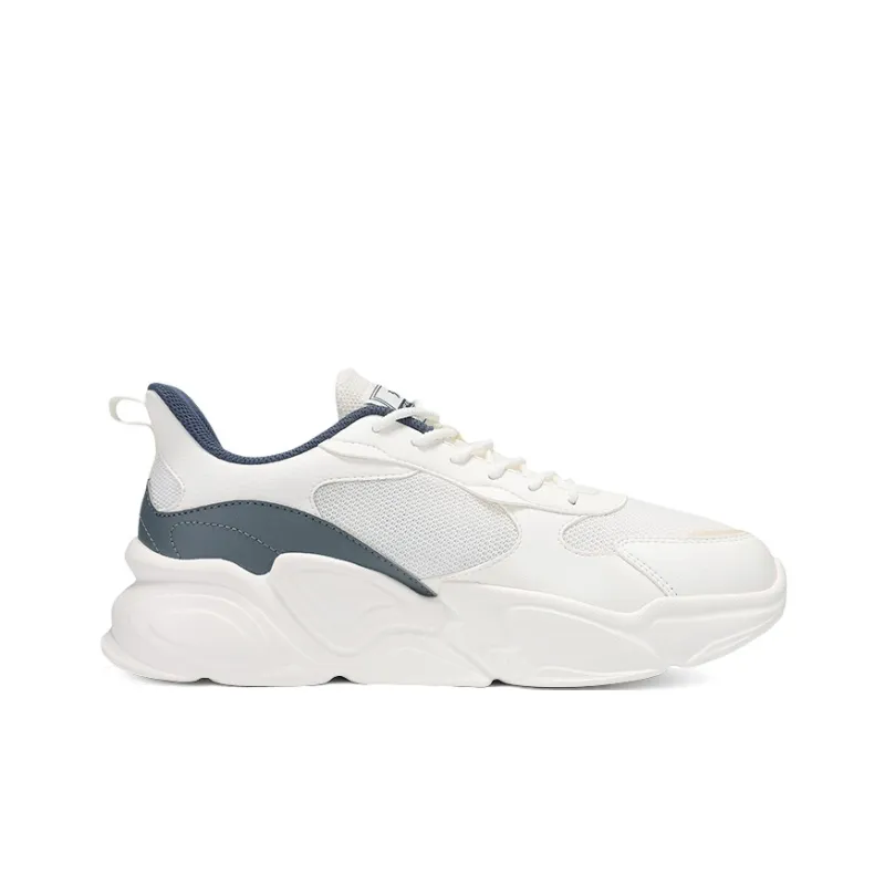361° Cushioning, Breathable, Lightweight Low Top Casual Shoes Men's Feather White Deep Iron Gray-1