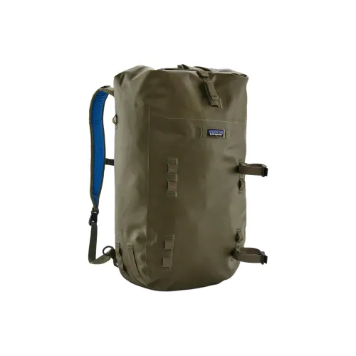 Patagonia Recycled Nylon Outdoor Mountaineering Bag Backpack Men's Green