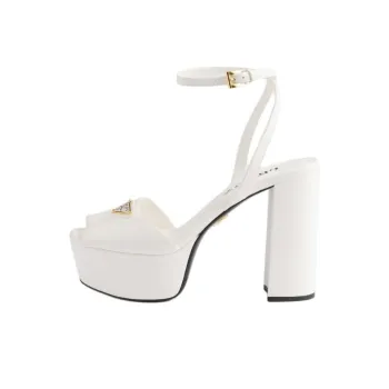 PRADA One Strap Sandals 11.5cm Women's White