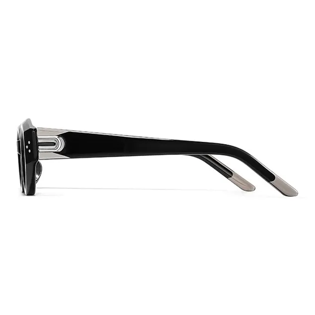 BERTHA Plate Frame Cat Eye Sunglasses Unisex Black-8