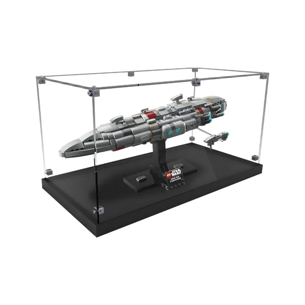 KGBOX Star Wars 75405 Home One Xingji Cruiser Acrylic Display Case Model Accessories-4