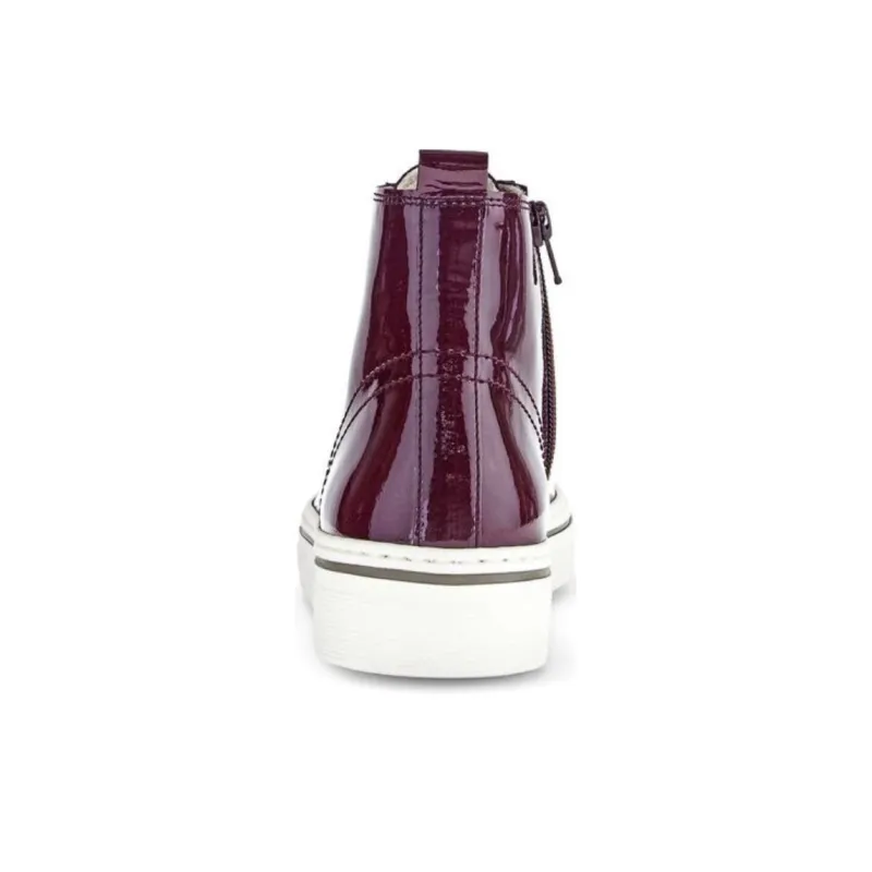 Gabor Fashion High Top Skateboard Shoes Women's Red-4