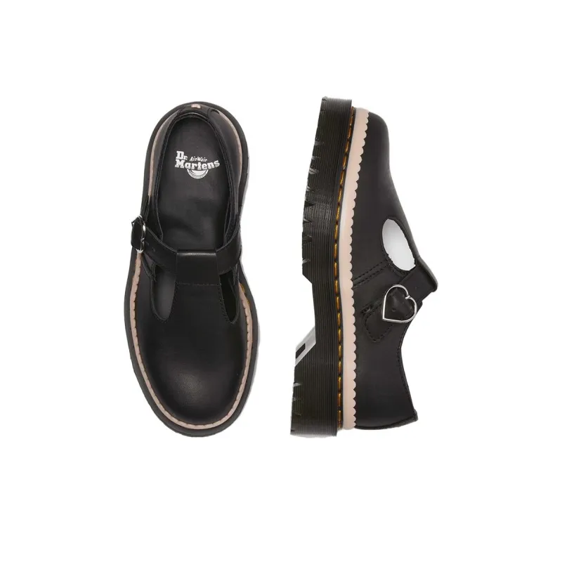 Dr.Martens 1460 POLLEY BEX Casual Single Shoes 3.5cm Women's Black Pink-3
