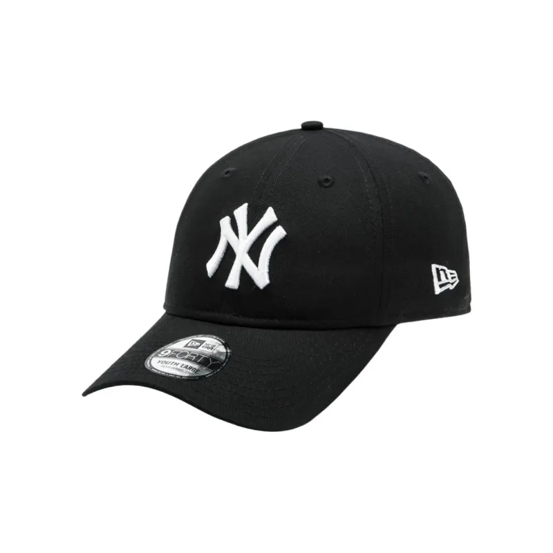 New Era 100% Cotton Baseball Caps Kids' Black-0