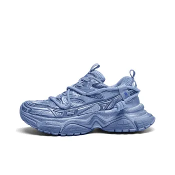SK.TRIP Crossbow Series Chunky Sneakers Unisex Low Top Amber Blue