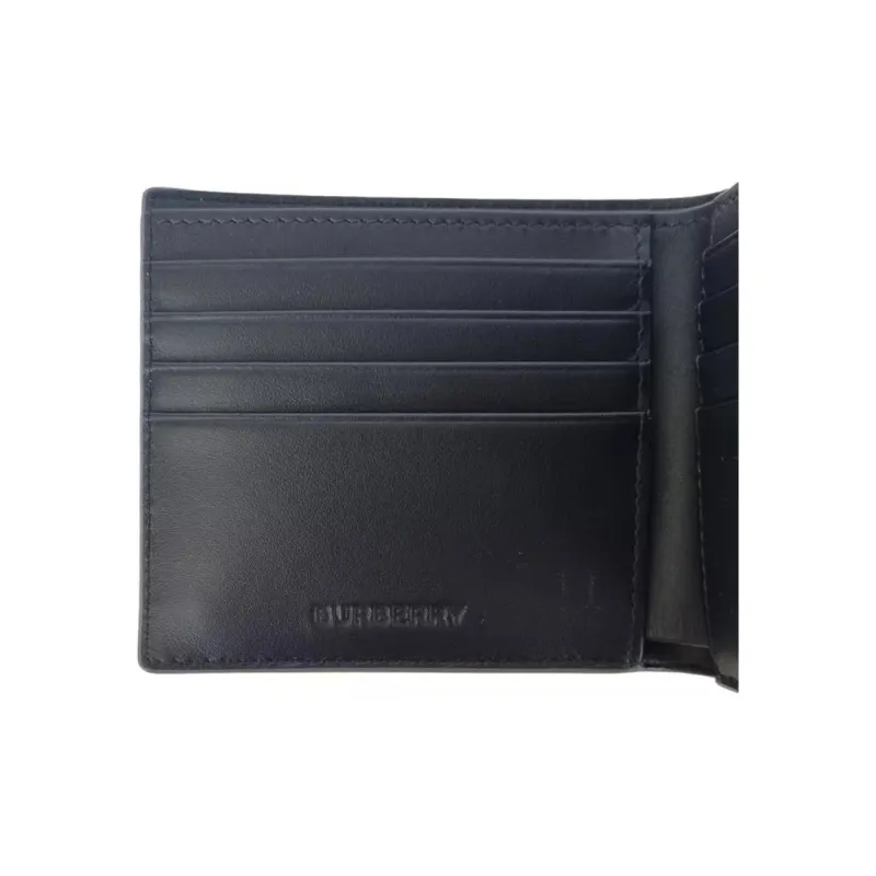 Burberry Canvas Wallet Men's Gray-3