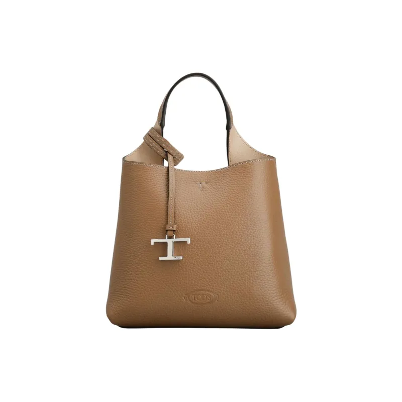 TOD'S Leather One Shoulder Handbags Mini Women's Brown-0