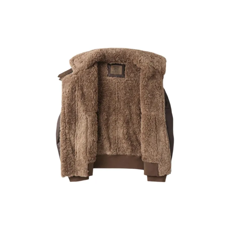 RKVC Leather Jacket Unisex Coffee-2