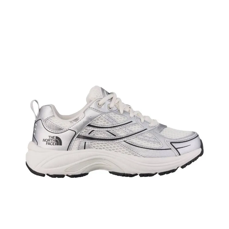 THE NORTH FACE Anti Slip Wear Resistant Low Top Casual Shoes Unisex Silver White-1