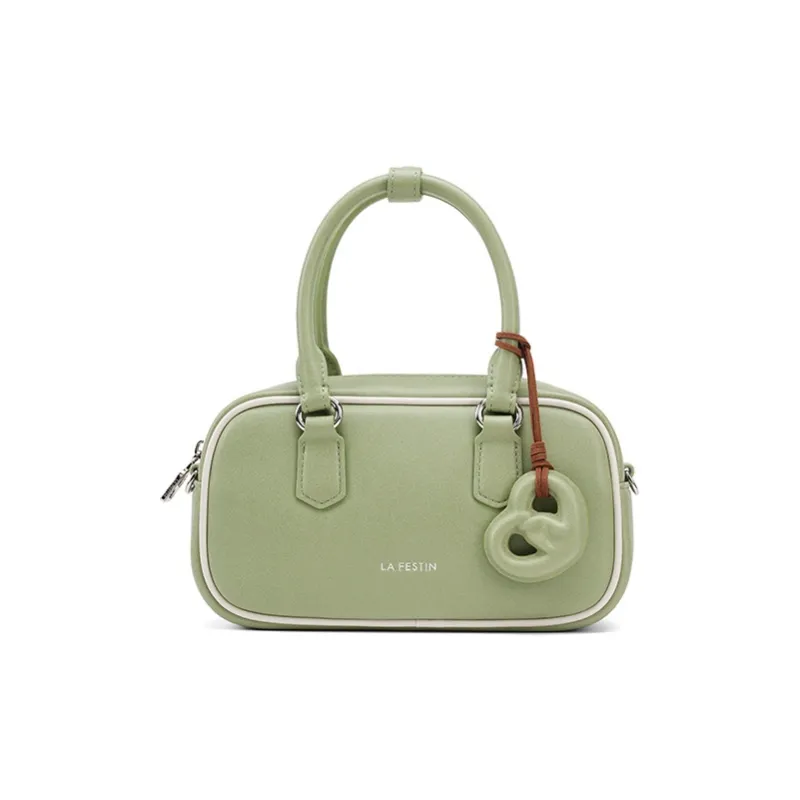 LA FESTIN Cow Leather Boston Bag Crossbody Handbags Small Size Women's Multicolor-26