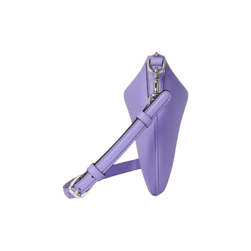 GUCCI Grain Leather Crossbody Bag, Shoulder Bag Mini Unisex Light Purple-2