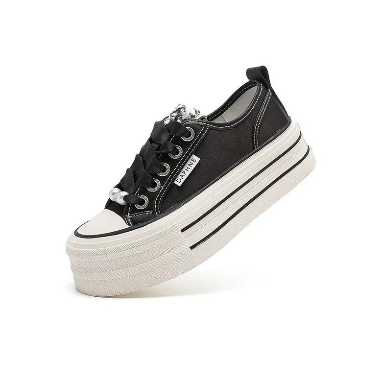 DAPHNE Anti-Slip Wear-Resistant Low-Top Skateboard Shoes Women's-5