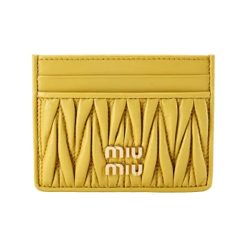 Miu Miu Yellow Wallets Card Holders on Sale & Authentic - POIZON