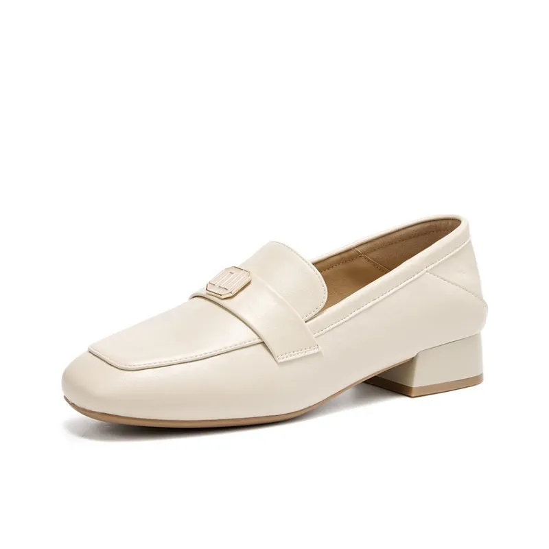 KEKAFU Loafers Women's Beige/Black-1