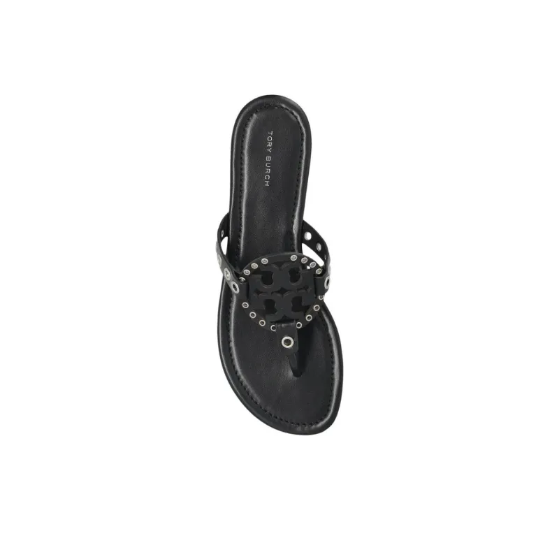TORY BURCH Miller Flip Flops Women's Black-4