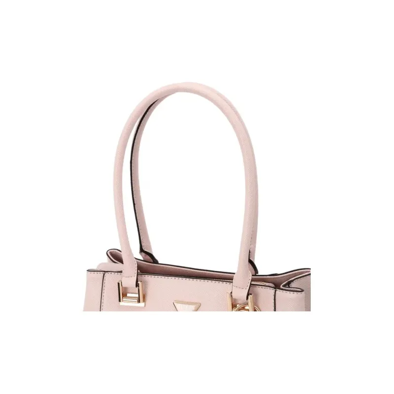 GUESS Polyurethane Tote Bag Shopping Bag Shoulder Bag Handbag Women's Light Pink-4