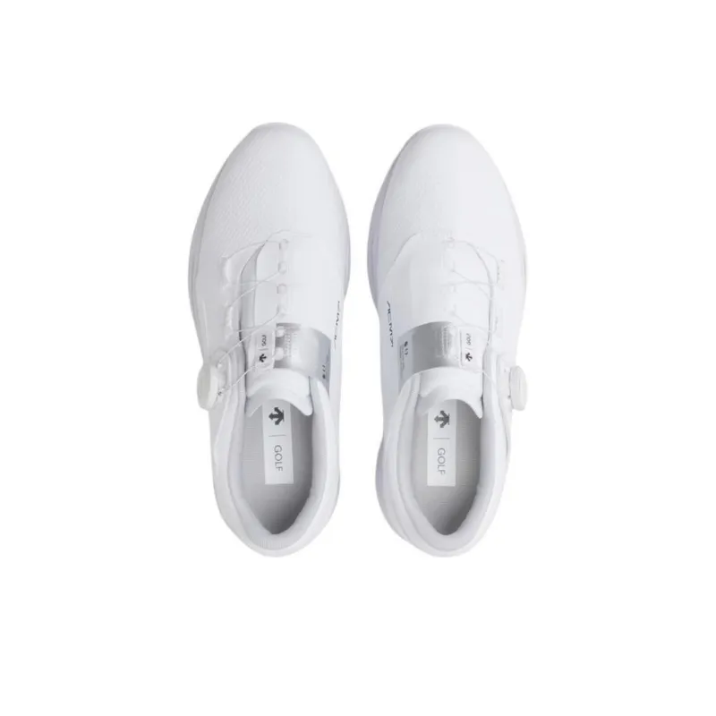 DESCENTE ACMT PRO Anti Slip Wear Resistant Low Top Golf Shoes Unisex White-3