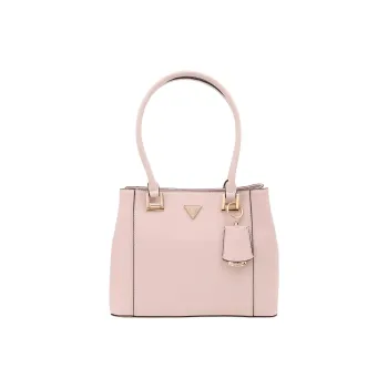 GUESS Polyurethane Tote Bag Shopping Bag Shoulder Bag Handbag Women's Light Pink