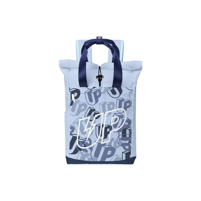 TURN UP Polyester Backpack Regular Unisex Blue-0