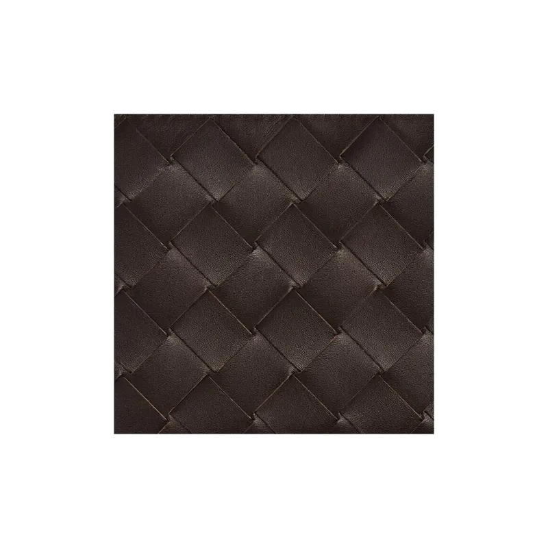 Bottega Veneta Intrecciato Calfskin Wallet Men's Dark Brown With Matcha-3