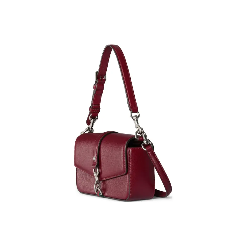 GUCCI Leather Shoulder Bag, Crossbody Bag, Handbag Trumpets Women's Ancora Red-1