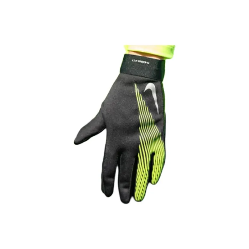 Nike Polyester Polyurethane Rubber Nylon Sports Gloves Unisex Black-4