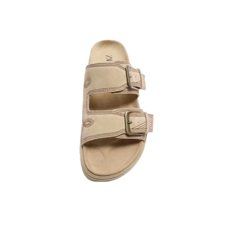 ZARA Slide Slippers Men's Sandy Brown-2