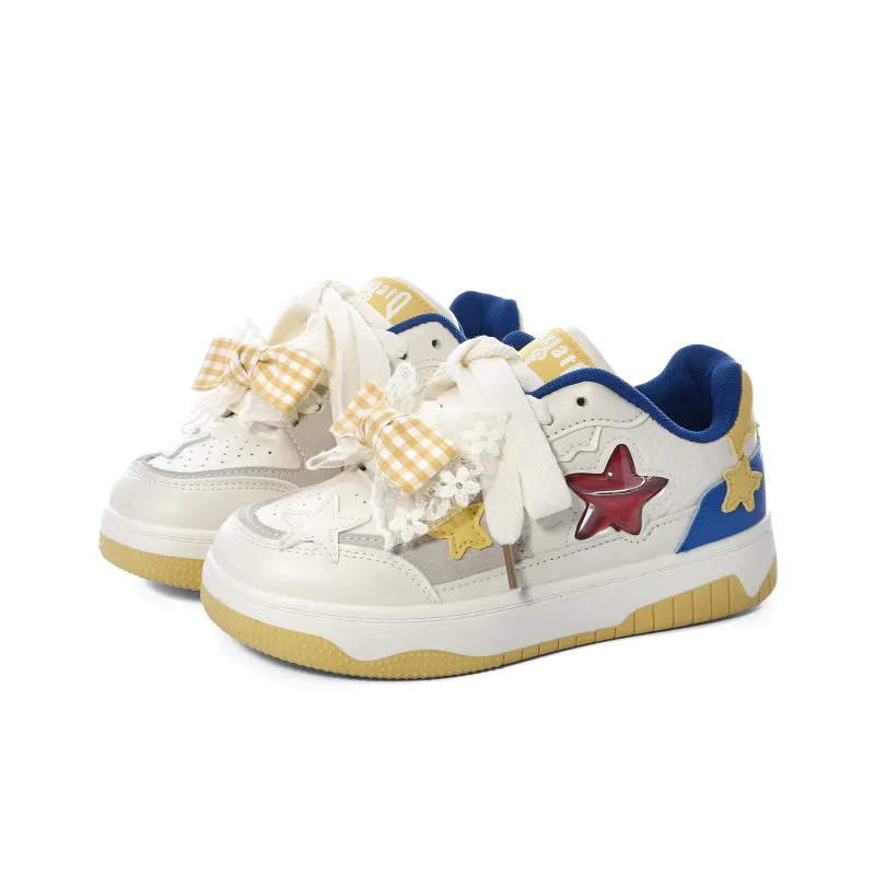 Lovely You Wear-resistant And Lightweight Low-Top Skateboard Shoes Women's-17