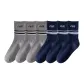 6 Pack-Gray 3+Blue 3