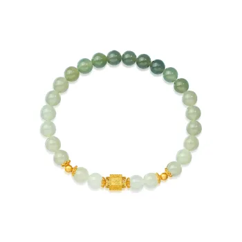 ME LUXE Hetian Jade Bracelets Pale Greenish White Jade Unisex