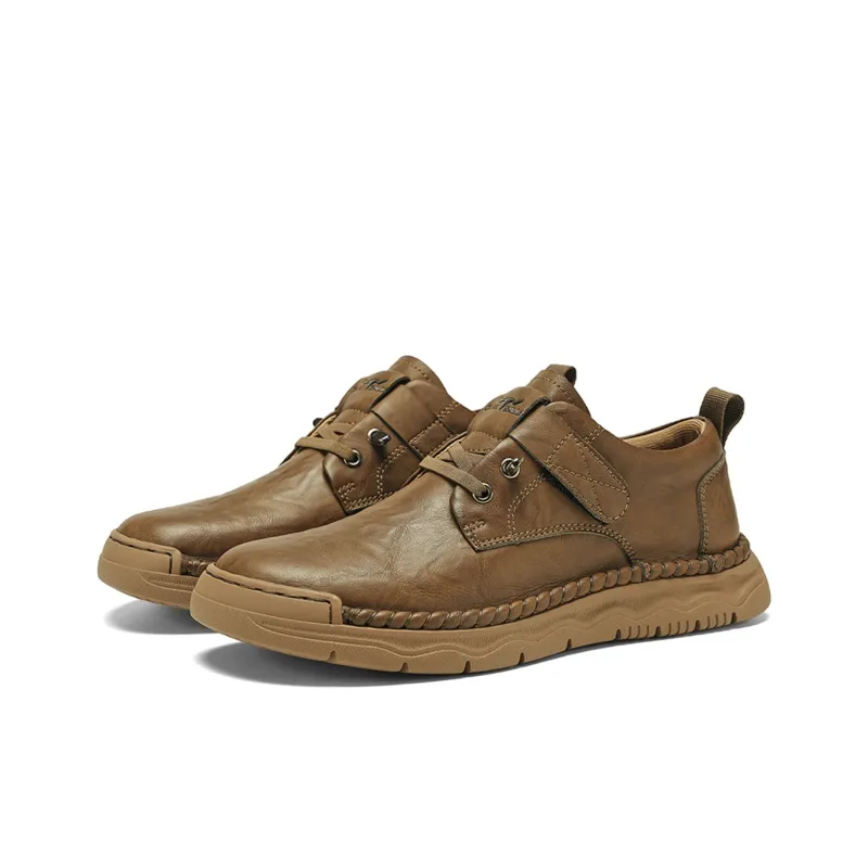 G.N.SHIJIA Black Gold Ox Collection Low-Top Casual Shoes Men's-8
