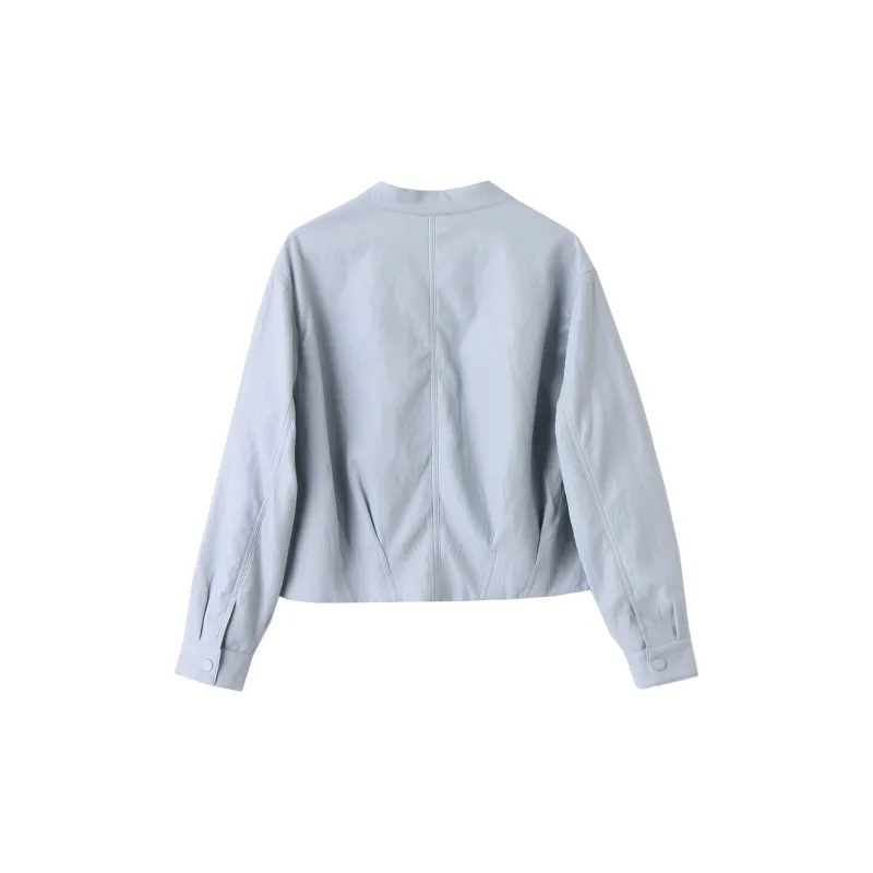 Yi Mengyuan Leather Jacket Women's-1