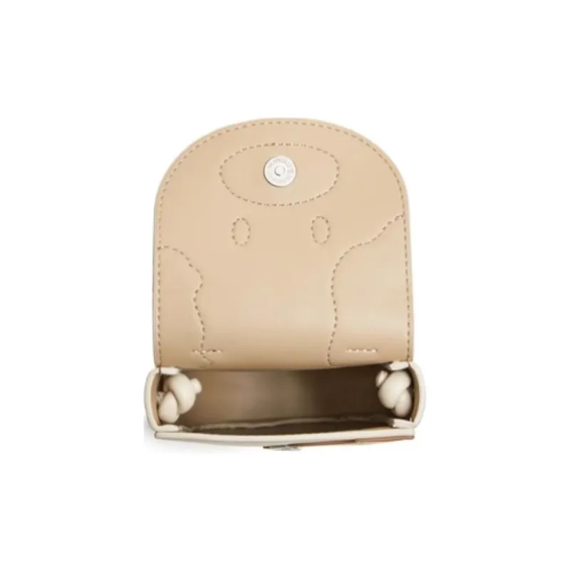 Teenmix Artificial Leather Crossbody Bag Mini Women's Beige Apricot/Ecru-3
